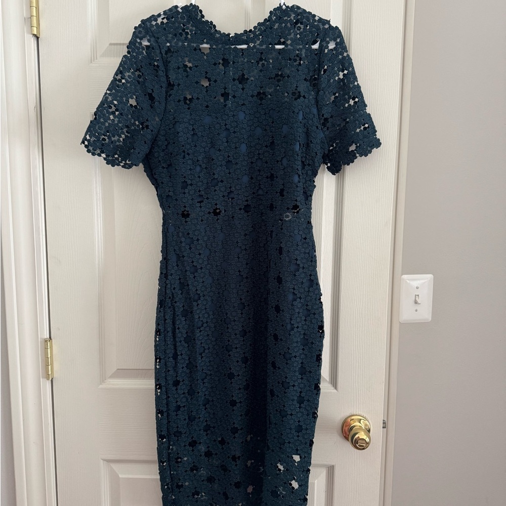 Lulus Lace Dress in teal